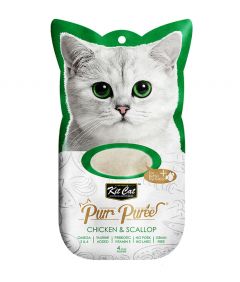Kit Cat Purr Puree Chicken & Scallop Cat Treats