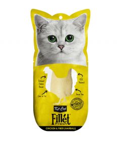 Kit Cat Fillet Fresh Chicken & Fiber (Hairball) Cat Treats 30g