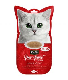 Kit Cat Purr Puree Plus Skin & Coat With Tuna