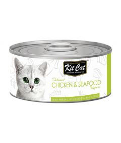 Kit Cat Chicken & Seafood Toppers Cat Wet Food