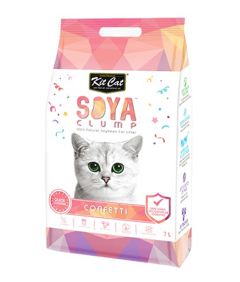 Kit Cat Soya Clump Soyabean Confetti Cat Litter 7l