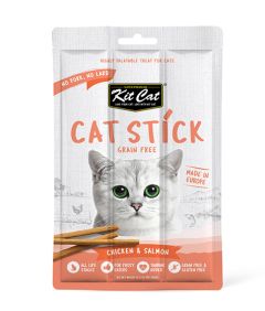 Kit Cat Cat Stick Grain Free Chicken & Salmon Cat Treats 15g