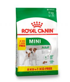 Royal Canin Mini Adult Dry Dog Food 8 + 1 Kg