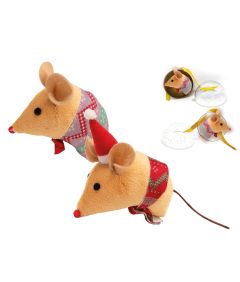 Bobby Christmas Cat Toy Holiday Mouse 9cm