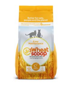 sWheat Scoop Easy Maintenance Fast Clumping Wheat & Corn Cat Litter
