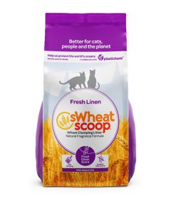 sWheat Scoop Fresh Linen Fresh Clean Scent Wheat Clumping Cat Litter