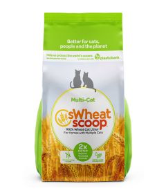 sWheat Scoop Multi-Cat Superior Clumping Wheat Cat Litter