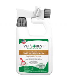 Vet's Best Flea & Tick Plant-Based Formula Yard & Kennel Outdoor Spray 32oz