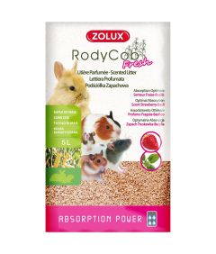 Zolux RodyCob Fresh Strawberry-Basil Rodent Litter 5l