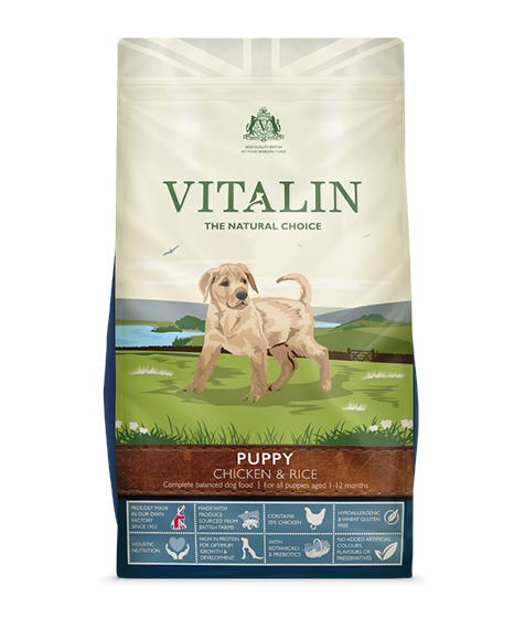 Vitalin Chicken & Rice Puppy Dry Dog Food